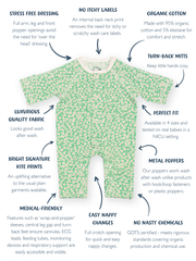 My First Sleepsuit Dinky Ditsy