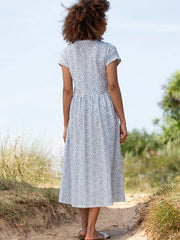 Ryall slub jersey dress heritage floral