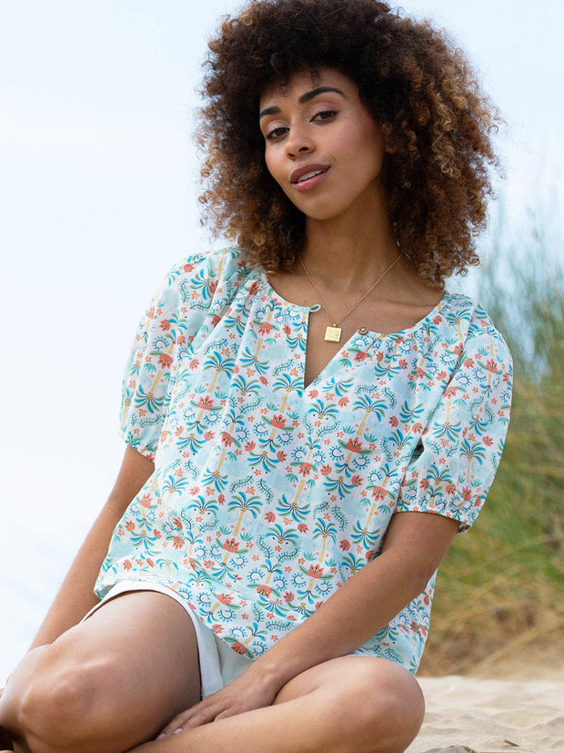 Tincleton cambric blouse ele oasis