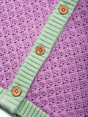 Shapwick knit cardigan lilac