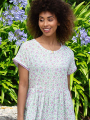Everley muslin dress garden bloom