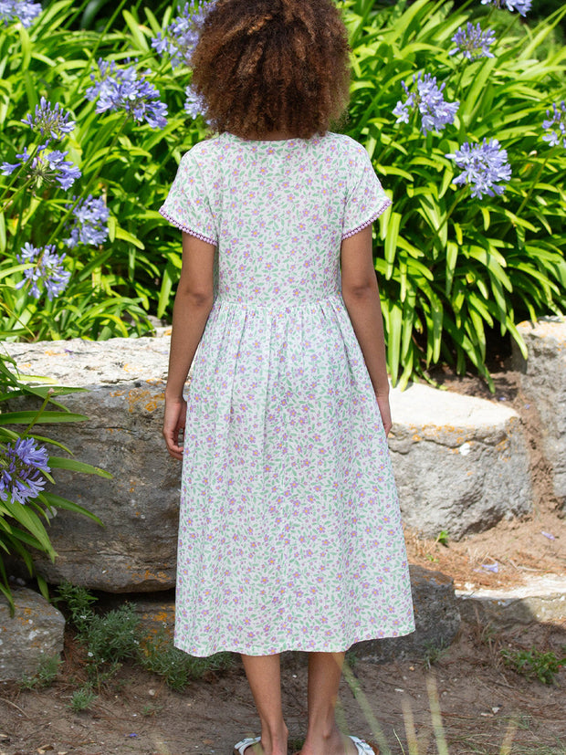 Everley muslin dress garden bloom