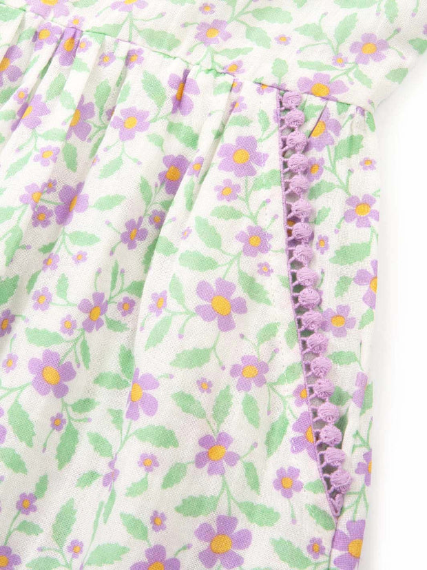 Everley muslin dress garden bloom