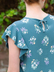 Fontmell woven blouse bouquet belle