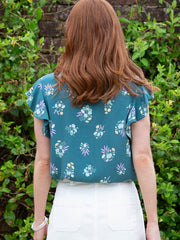 Fontmell woven blouse bouquet belle