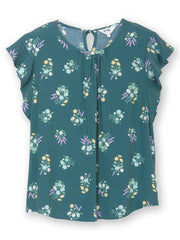 Fontmell woven blouse bouquet belle