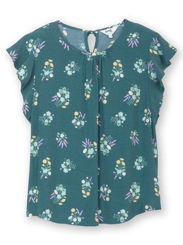 Fontmell woven blouse bouquet belle