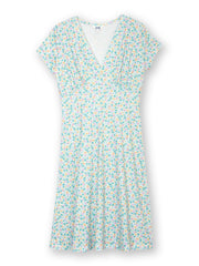 Cheselbourne jersey dress meadow ditsy soft