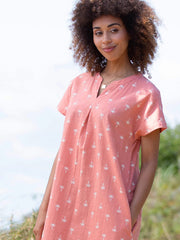 Chettle slub weave dress coco palm
