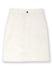 Bradpole twill skirt ivory