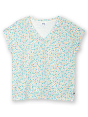 Coombe jersey t-shirt meadow ditsy soft