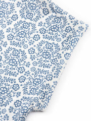 Alum slub jersey top heritage floral