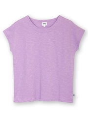 Alum slub jersey top lilac
