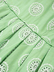 Chesil broderie dress dahlia