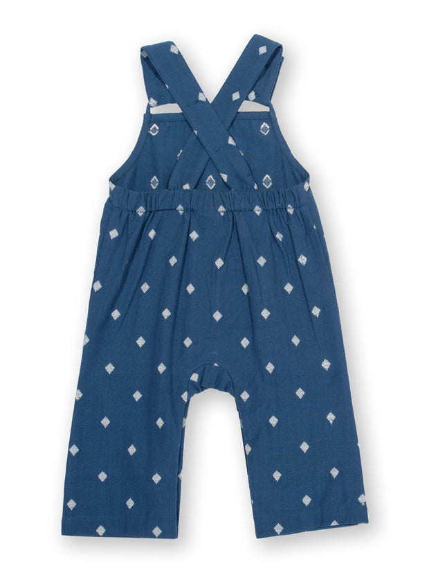 Dobby diamond dungarees