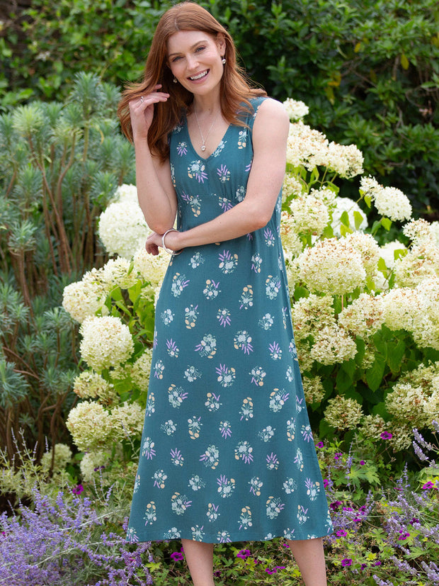 Dewlish woven dress bouquet belle