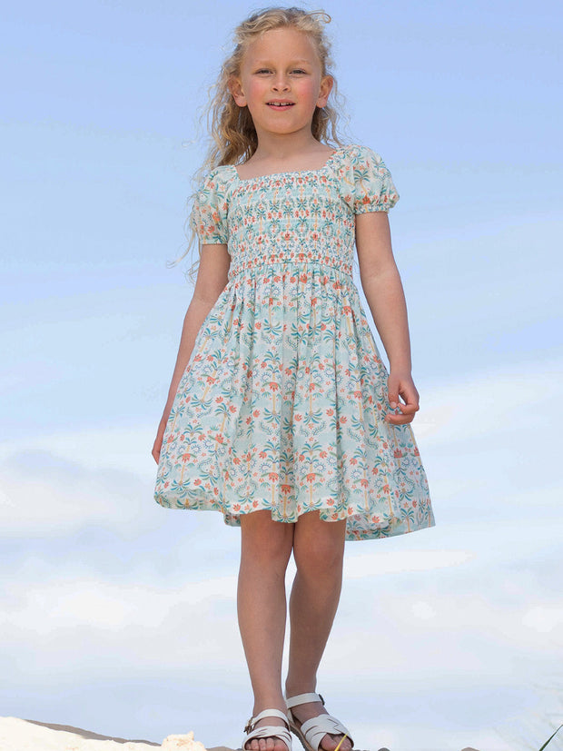 Ele oasis shirred dress