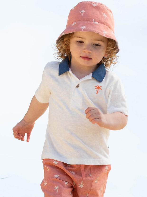 Coco palm polo shirt