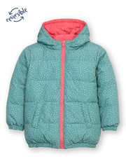 Pixie petals reversible cocoon coat