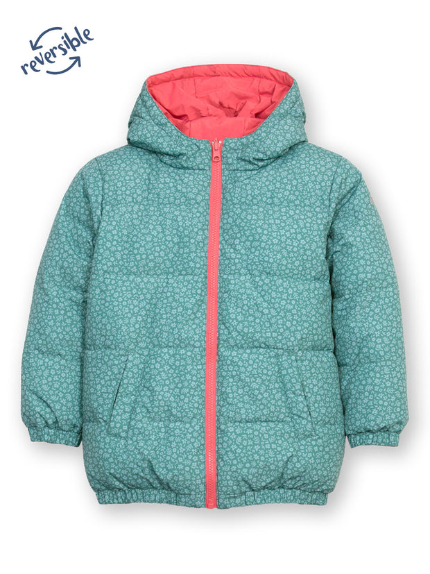 Pixie petals reversible cocoon coat