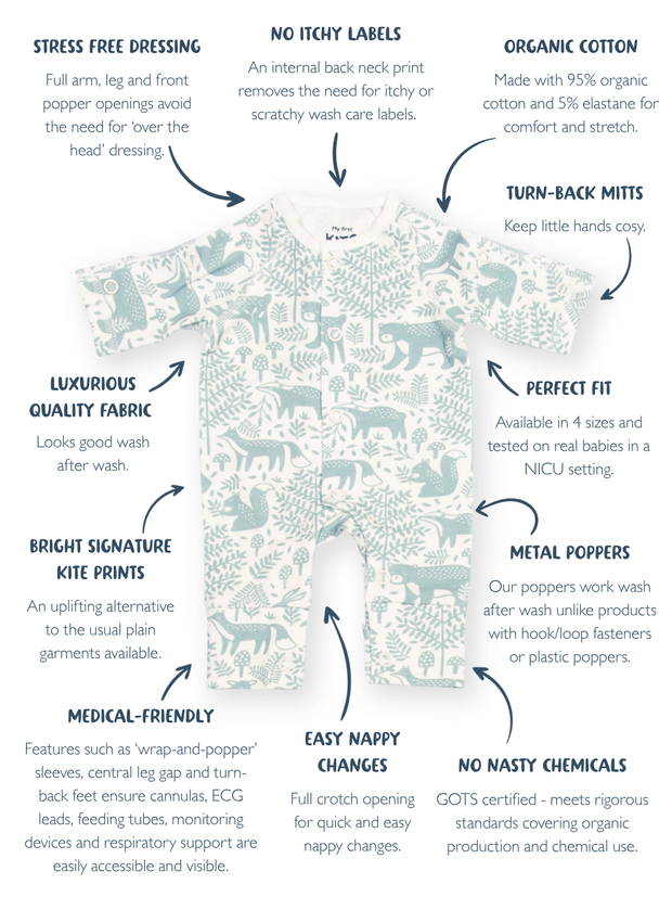 My First Sleepsuit Woodland Walk