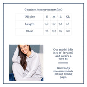 Flat shot of hinton knit hoody grey