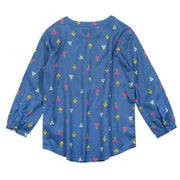 Flat shot of carey blouse posy