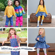 Woman in carey blouse posy