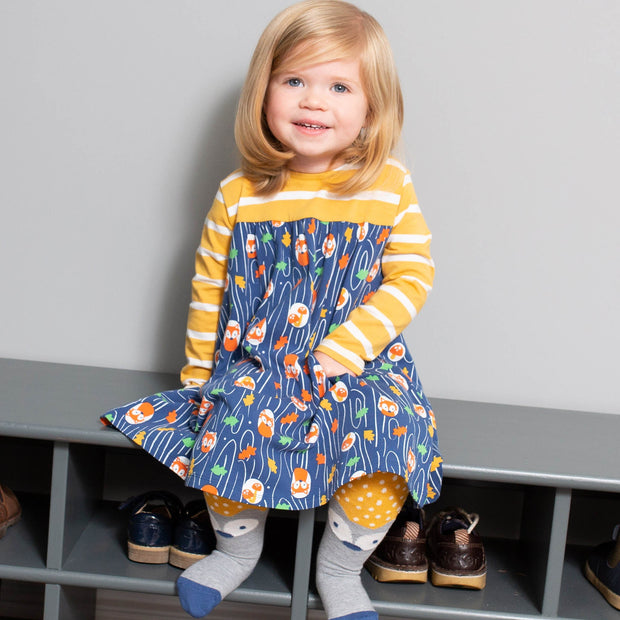 Girl in treehouse dress