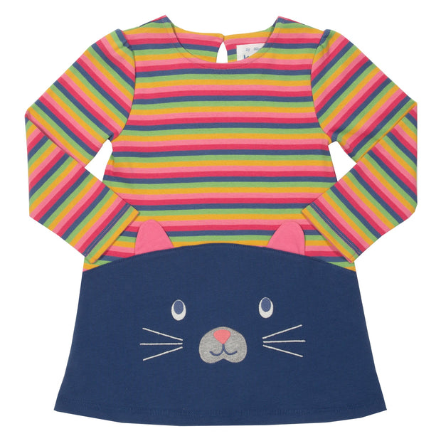 Flat shot of cute cat dress