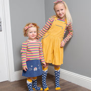 Girl in cute cat dress