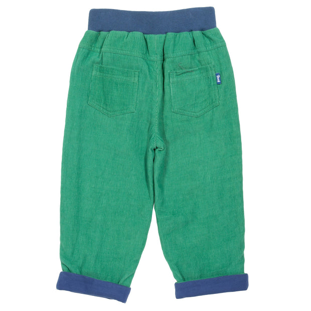 Flat shot of cosy cord pull ups