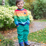 Boy in cosy cord pull ups