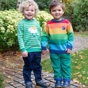Boy in cosy cord pull ups