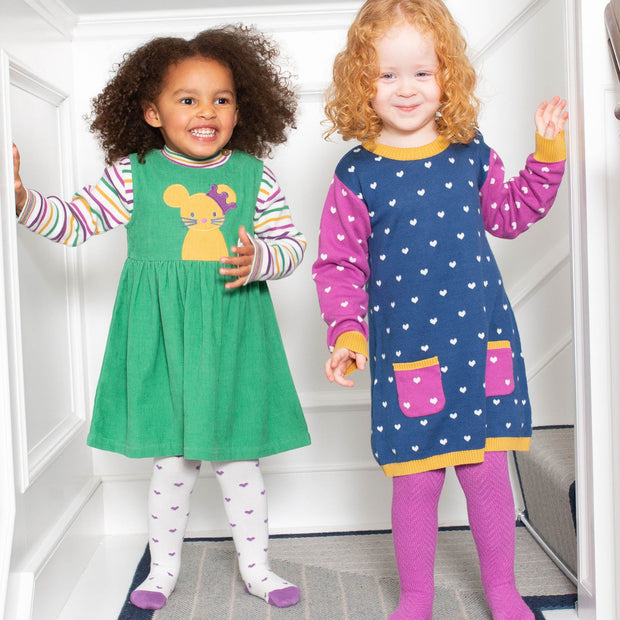 Girl in cinder mouse dress