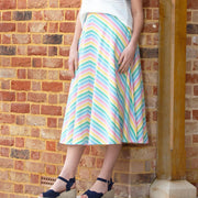 Woman in minterne skirt