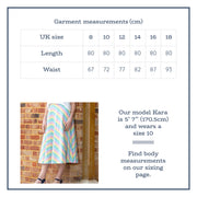 Flat shot of minterne skirt