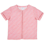 Flat shot of burstock blouse wavy daisy