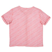 Flat shot of burstock blouse wavy daisy