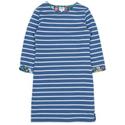 Flat shot of durdle door dress navy