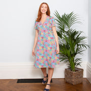 Woman in highcliffe dress ladybird