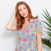 Woman in highcliffe dress ladybird