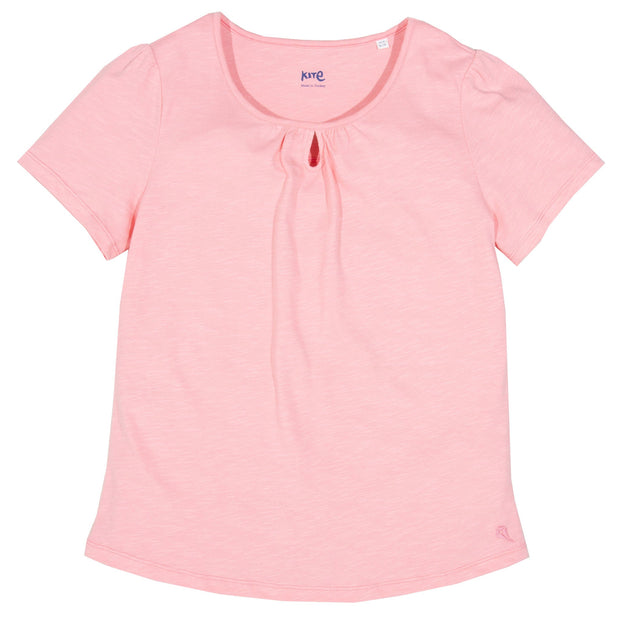 Flat shot of stour jersey top soft pink