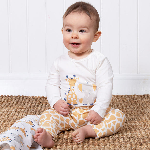 Baby in safari leggings