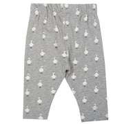 Flat shot of polka duck leggings