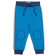 Flat shot of mini side stripe joggers