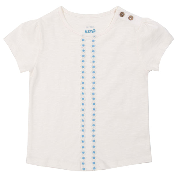 Flat shot of daisy t-shirt