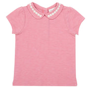 Flat shot of daisy collar top