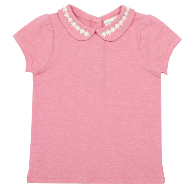 Flat shot of daisy collar top