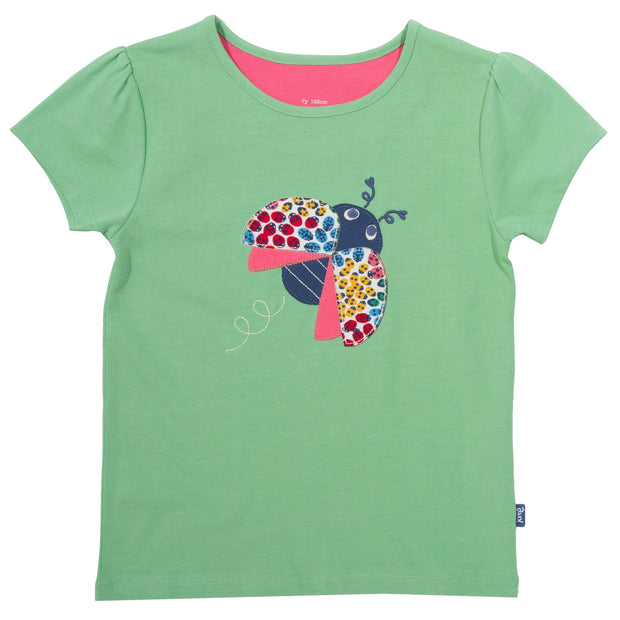 Flat shot of ladybird t-shirt